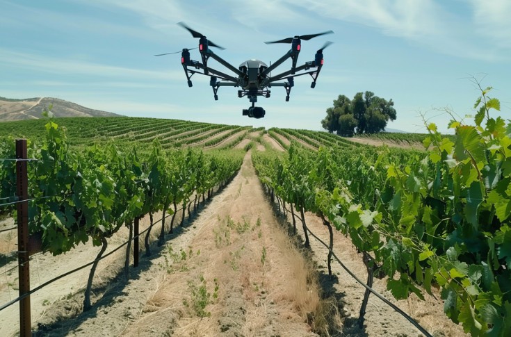 Des guêpes parasitoïdes lâchées par drone dans les vignes