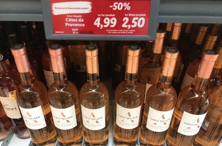Lidl fait tomber le rosé de Provence à 2,5 €