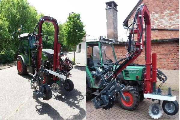 Le Biotandem enchante les viticulteurs en nettoyant les rangs inaccessibles