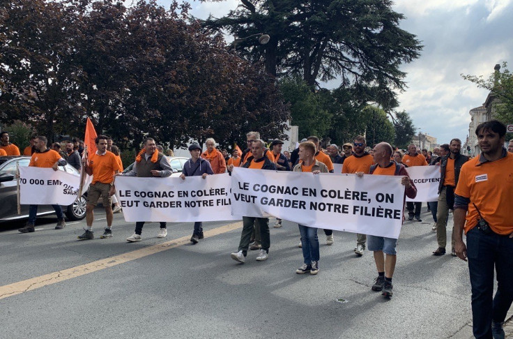 1 500 manifestants pour sortir Cognac des taxes chinoises