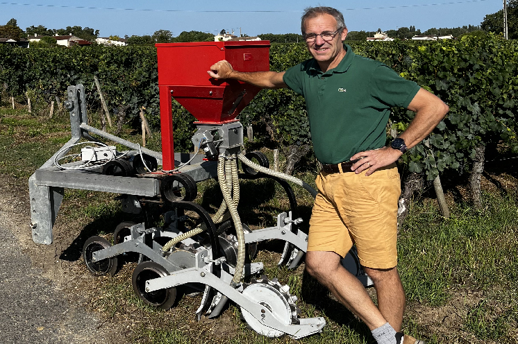Les aléas du semis direct pour implanter des couverts végétaux dans les vignes