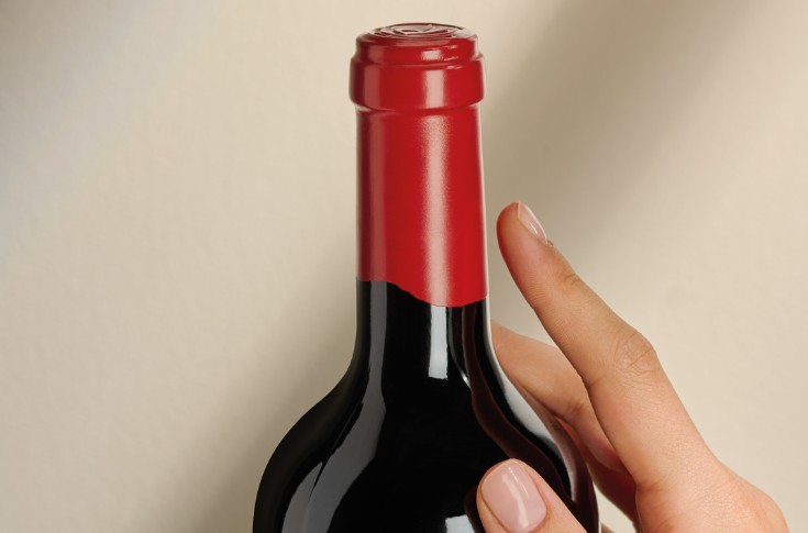 Vous voyez de la cire sur cette bouteille de vin ? C'est une capsule en étain !