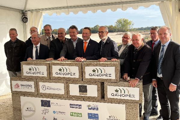 Qanopée, l’union de trois régions viticoles pour créer une serre bioclimatique