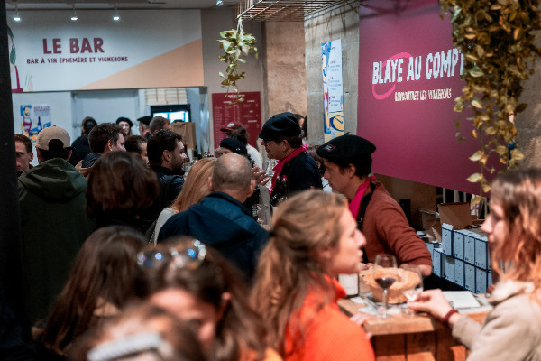 Le bar à vin éphémère Blaye Côtes de Bordeaux revient à Paris