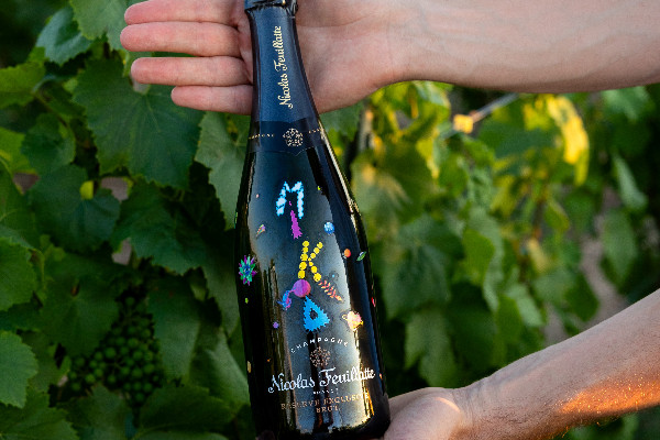 Mika offers a gravity-defying reinterpretation of Nicolas Feuillatte Champagne bubbles