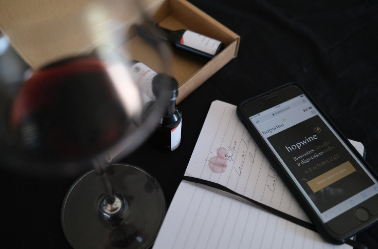 La revue Terre de Vins se diversifie dans les salons virtuels avec Hopwine