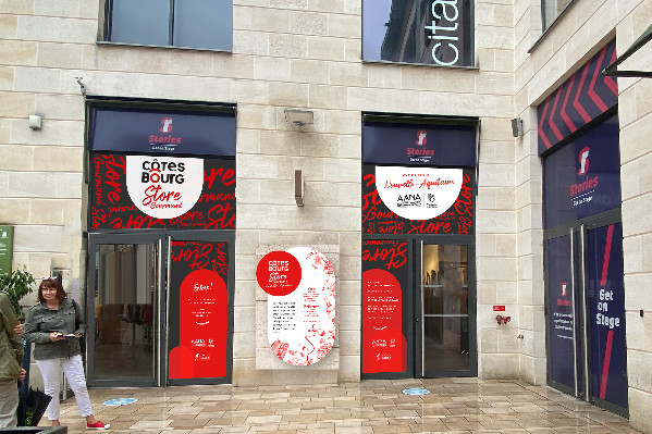 Une première boutique éphémère de vin AOC avec les Côtes de Bourg