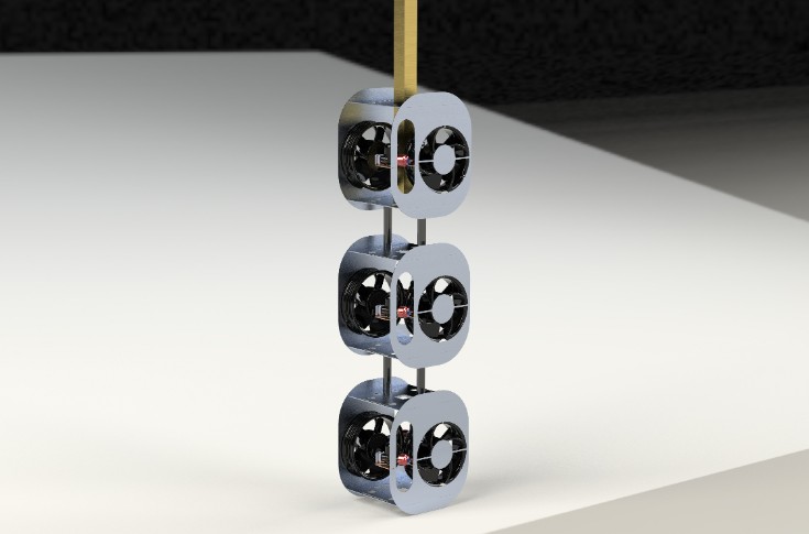Une descente de pulvérisation électrique et modulable pour traiter les vignes