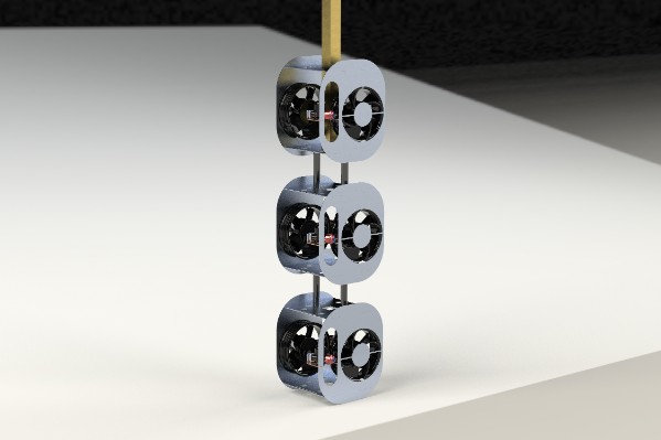 Une descente de pulvérisation électrique et modulable pour traiter les vignes