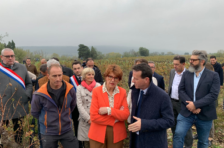 Annie Genevard n'apporte pas assez d'eau au vignoble littoral d'Occitanie