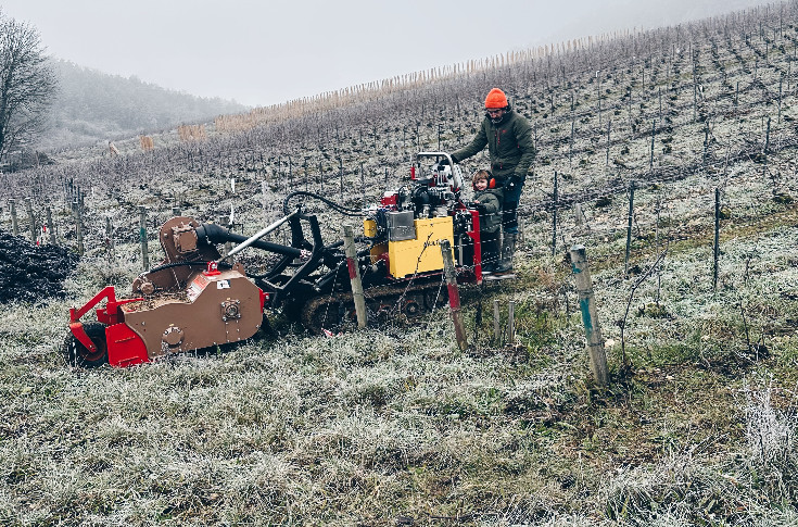 Ce vigneron teste l’année sans tracteur et finit par acheter un enjambeur : 