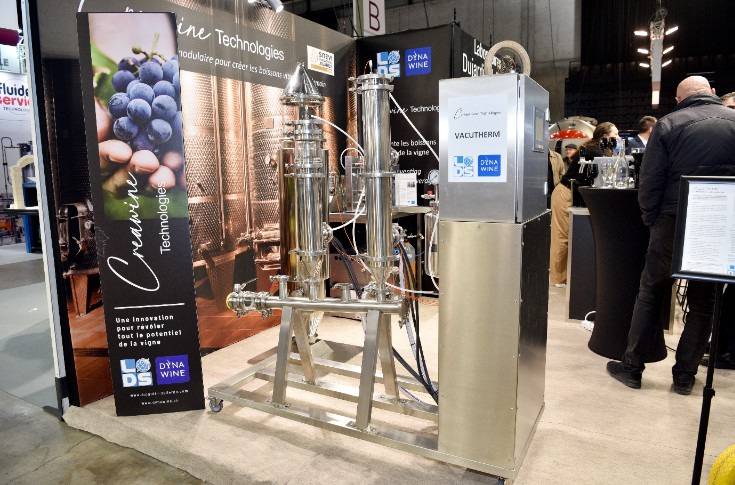 La plateforme de désalcoolisation et gazéification des vins Creawine rafle l’or au Sitevi