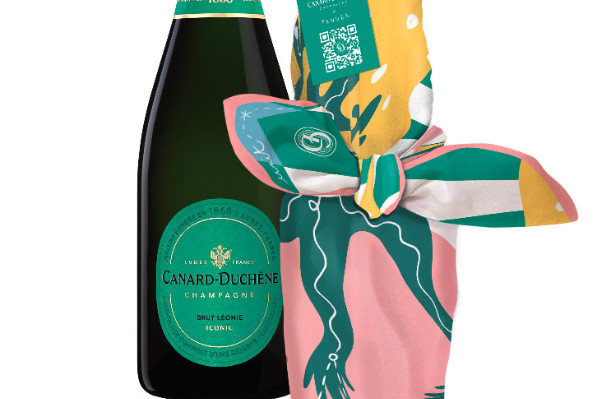 Canard-Duchêne wraps its Champagne in a designer scarf