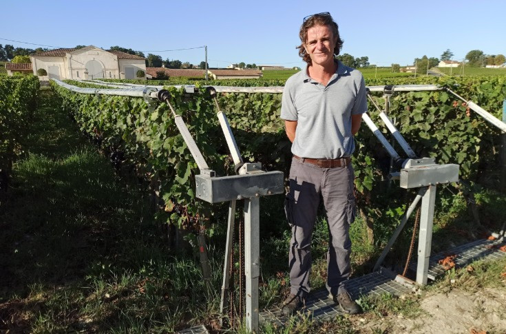 Commercialisation dès 2024 du Viti-Tunnel, protégeant les vignes du mildiou