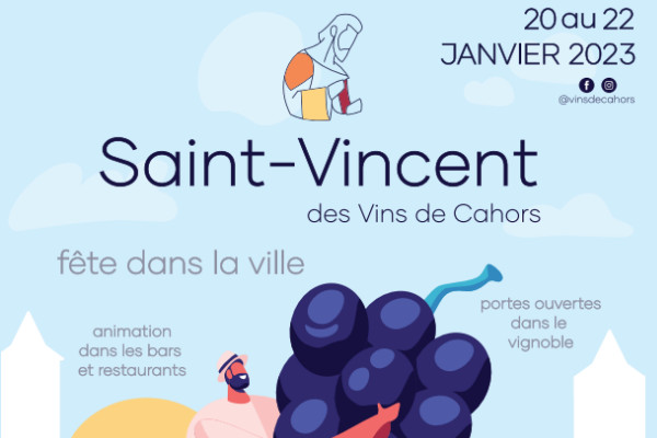 Cahors va célébrer Saint-Vincent, le nouvel an vigneron