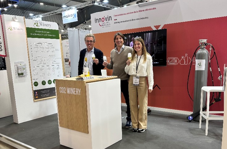 Un outil pour stocker automatiquement le CO₂ fermentaire des vins