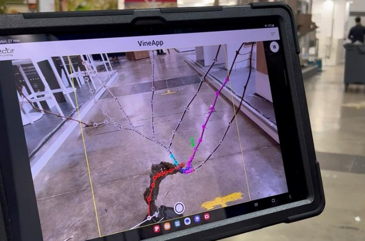 Démo et vidéo de l'IA pour tailler la vigne