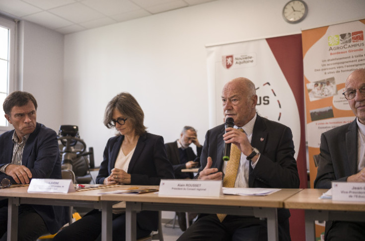 Le tour des futures aides au vignoble bordelais par Alain Rousset