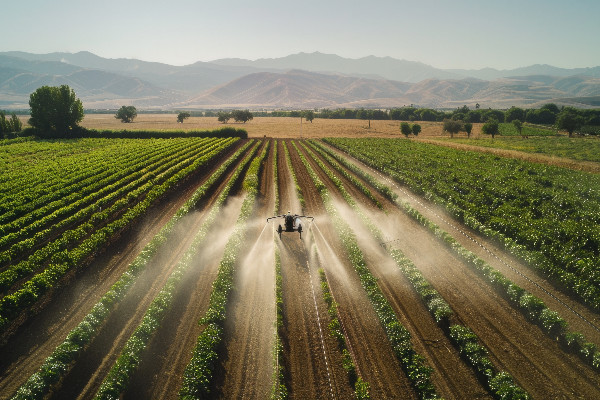 Le traitement des vignes par drone en vol stationnaire à l’Assemblée