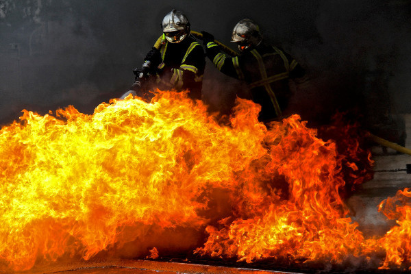 100 m² de cru classé en 1855 emportés par les flammes