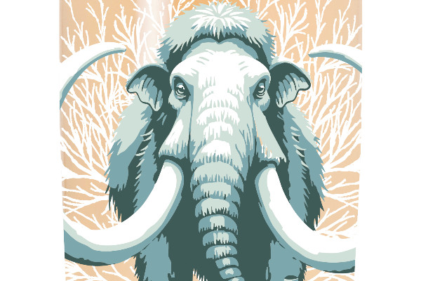 The label of this wine transports you back to the Ice Age using augmented reality