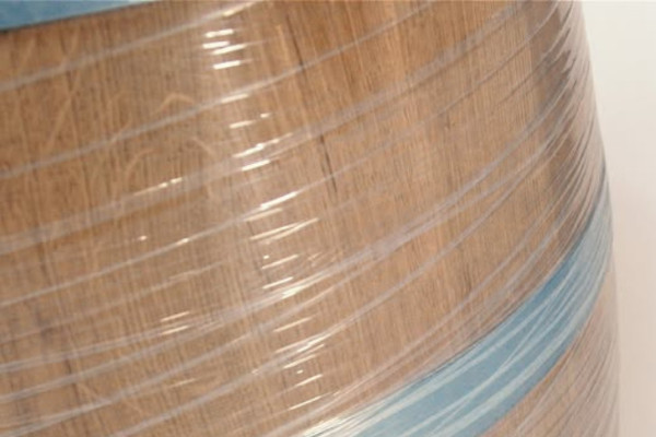 Compostable stretch film for wrapping barrels, wines and spirits released