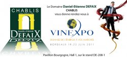 Les Chablis 2002 du Domaine Daniel-Etienne DEFAIX, en avant-première à VINEXPO 2011