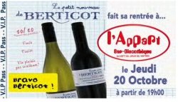 Lancement d'un vin primeur : le Petit Nouveau de Berticot