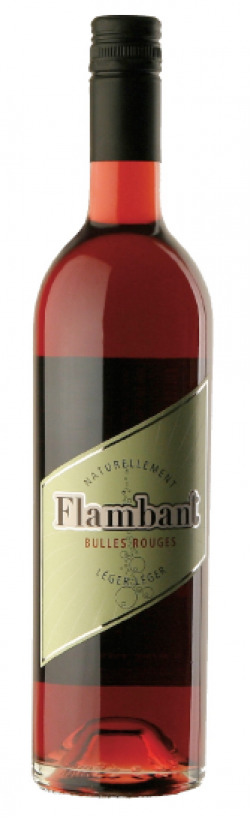 Flambant Bulles rouges un vin frisant à 8°
