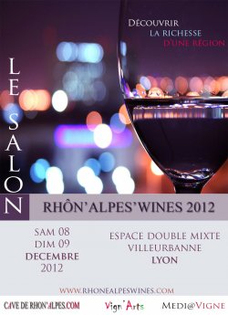 Rhôn'Alpes'Wines, le Salon des vins rhônalpins