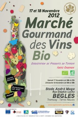 Marché Gourmand des vins Bio - 17 et 18 Novembre à Bègles