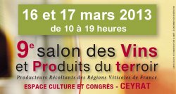 9° Salon des Vins et produits du terroir de Ceyrat : «Rencontre avec Feneuil Coppée»