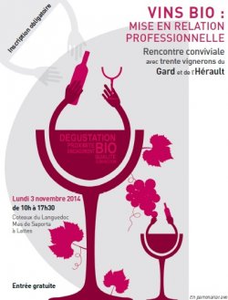 Rencontre professionnelle avec 30 vignerons bio du Gard et de l’Hérault