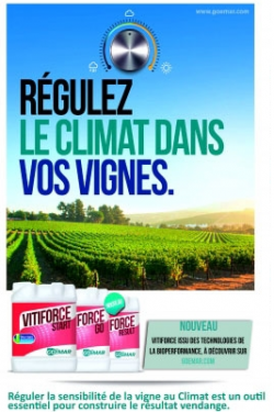 Goëmar lance VITIFORCE, pour réguler le climat dans les vignes
