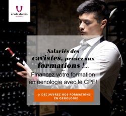 Une première en France depuis juin 2017 les salariés des cavistes peuvent profiter de leur CPF pour financer leurs formations à l’École du Vin.