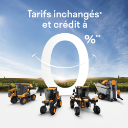 Jusqu’au 31 mars 2025, profitez de nos taux exceptionnels sur le matériel viti, les machines à vendanger et enjambeurs neufs
