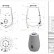 CUVES TRONCO- CYLINDRIQUES TULIPE BETON 22 HL BOMBE