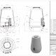 CUVES TRONCO- CYLINDRIQUES TULIPE BETON 46 HL