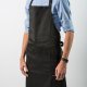 Tablier sommelier noir polycoton