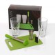 Set cocktail MOJITO - pilon + planche + 2 verres + mesureur