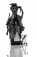 Porte bouteille mtal  CHASSEUR + CHIEN Ludi-Vin